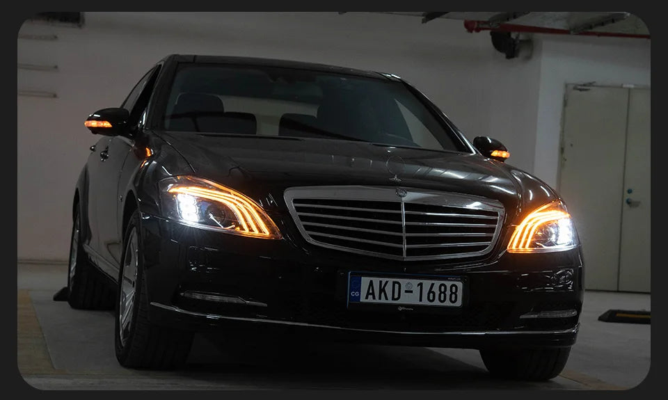 Car Lights for W221 2006-2013 S Class LED Auto Headlight Assembly Upgrade W222 Maybach Style Design Signal Lamp Accessories