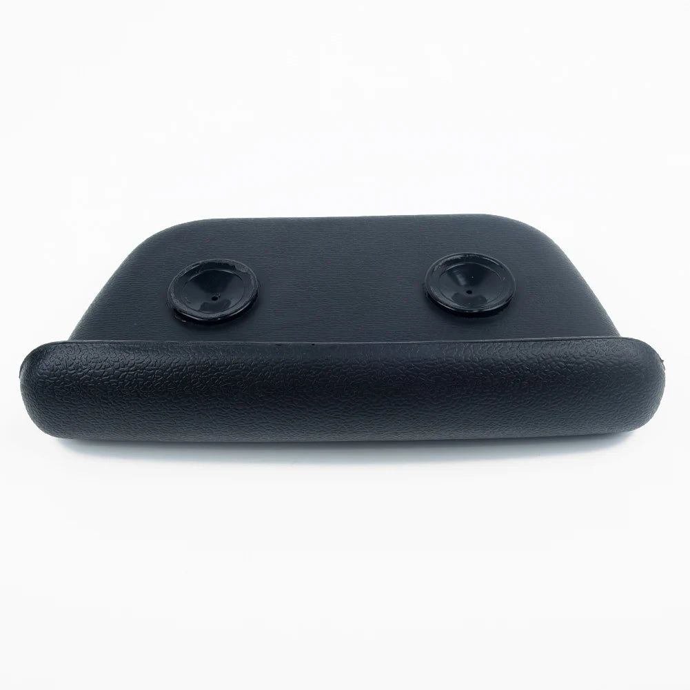 1pc PU Spa Bath Pillow Bathtub Headrest Waterproof Bath Cushion BLACK Bathtub Pillow For Neck Head Support 265*150*60mm