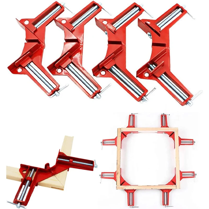 Reinforced 90 ° Right Angle Clip DIY Glass Fish Tank Quick Fixing Clip Picture Frame Clip Woodworking Photo Frame Clip