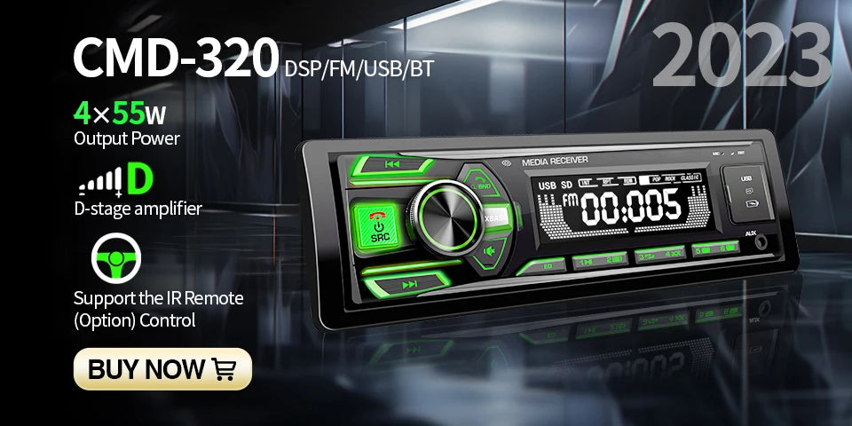 Grandnavi 1 Din MP3 Car Radio Audio Stereo FM Aux Input Receiver SD TF USB 12V In-dash Bluetooth Multimedia Auto Radio Player