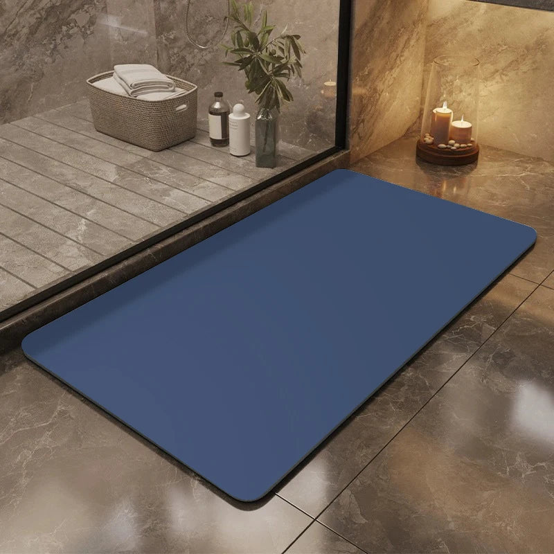 Simple bathroom anti-slip mat thin toilet absorbent foot mat porch entrance mat entrance mat