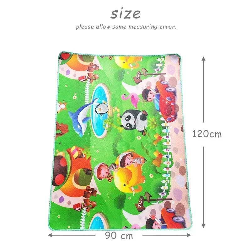 Baby Play Mat Kids Rug Activity Game Gym Toy Children Picnic Mat Waterproof Outdoor Indoor Carpets Educational Gift 120*90cm