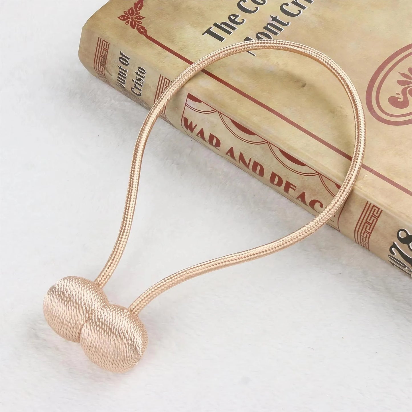 2pcs/pair Magnetic Curtain Tiebacks Earphone Design Curtain Holdbacks Living Room Bathroom Shower Curtain Accessories