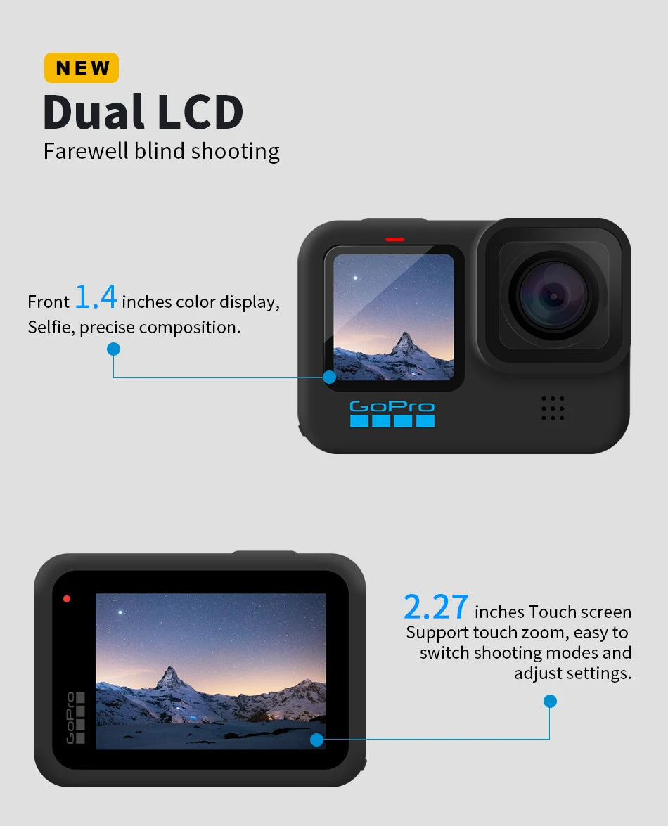 GoPro HERO11 Black Action Camera Hyper Smooth5.0 Cycling Record Mini Night Scene Shooting Helmet camera