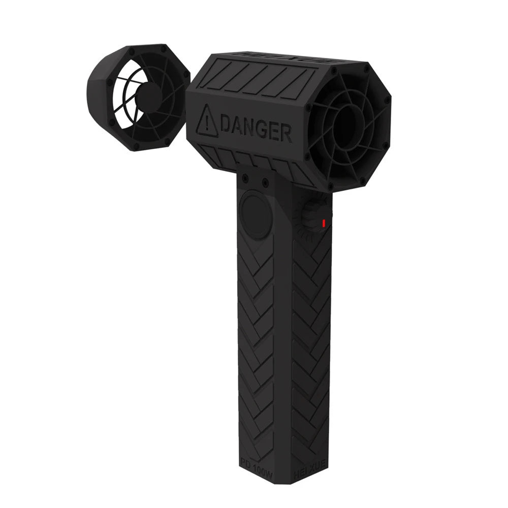 Turbo Jet Fan XL 1008W Handheld Violent Fan Turbo Jet Fan with Speed over 140000RPM 1500g Thrust 64mm Brushless Motor