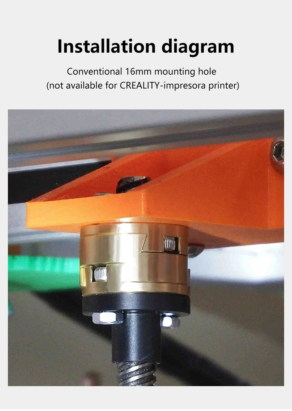 KINGROON 16mm Oldham Coupling T8 Z-axis Screw Hot Bed Reduce Printing Swing 3D Printer Parts CNC Flexible Shaft Coupler Cylindri