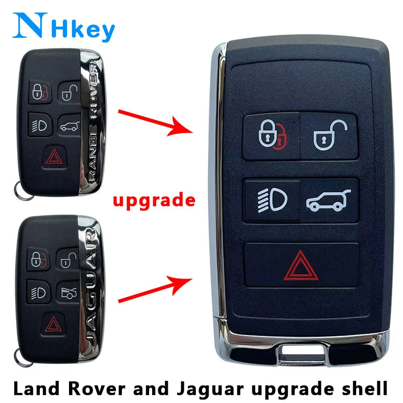 For Land Rover Discovery 4/Range Rover Sport/Evoque/Jaguar XJ/ XF/XJL Upgraded High-Quality Replacement Remote Key Shell