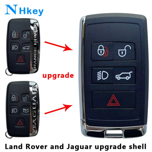 For Land Rover Discovery 4/Range Rover Sport/Evoque/Jaguar XJ/ XF/XJL Upgraded High-Quality Replacement Remote Key Shell
