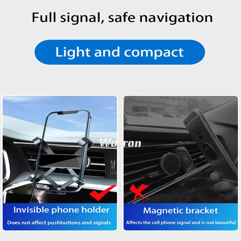 Car Mobile Phone Holder For Mercedes Benz ML W164 ML350  2005-2010 360 Degree Rotating GPS Special Mount Support Accessories