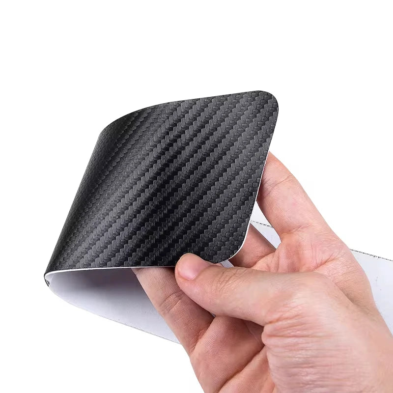 Car Threshold Strip Carbon Fiber Sticker Car Door Sill Protector Accessories For Mitsubishi ASX Lancer EVO Pajero Outlander L200