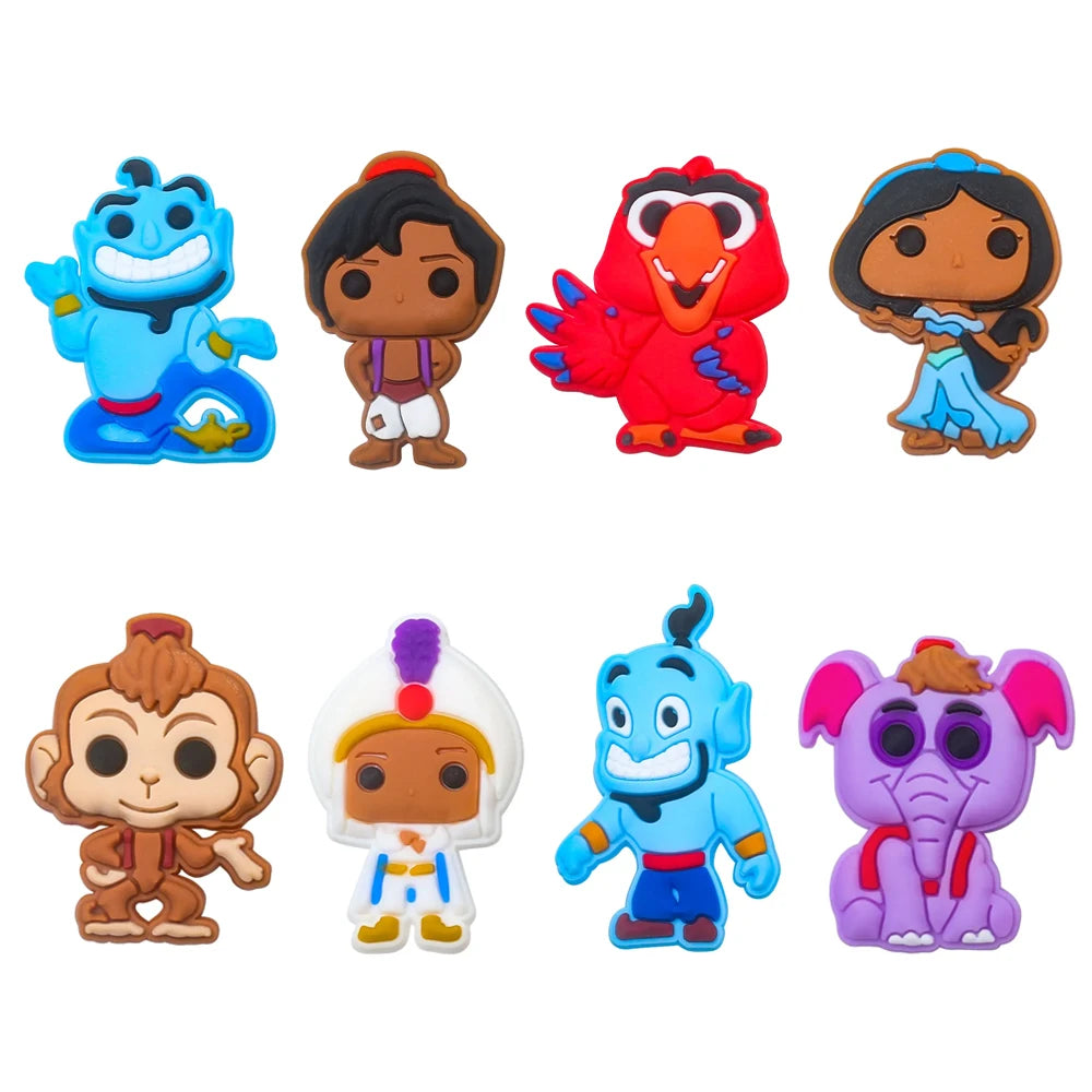 MINISO Disney Series Cute Toy Story Bear PVC Shoe Charms Cartoon DIY Clog Sandals Shoes Accessories Decorate Girl Boy Kids Gifts