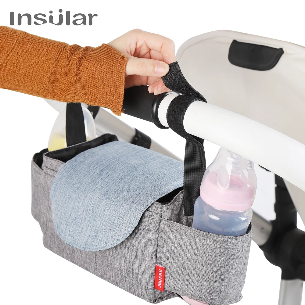 Insular Diaper Bag Baby Milk Bottle Insulation Bags Mummy Storage Bag For Baby Stuff Collection Stroller Accessories Baby Care