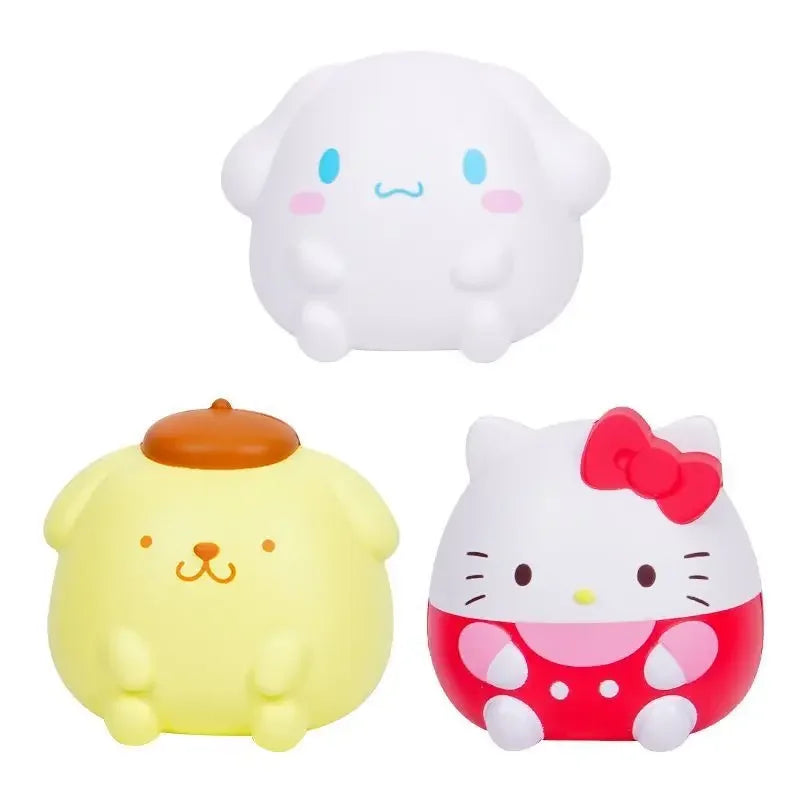 Sanrio Kawaii Stress Relief Toy Kuromi Cinnamoroll Stress Relief Squishy Anime Cartoon Children's Hand Pinch Toy Healing Gift