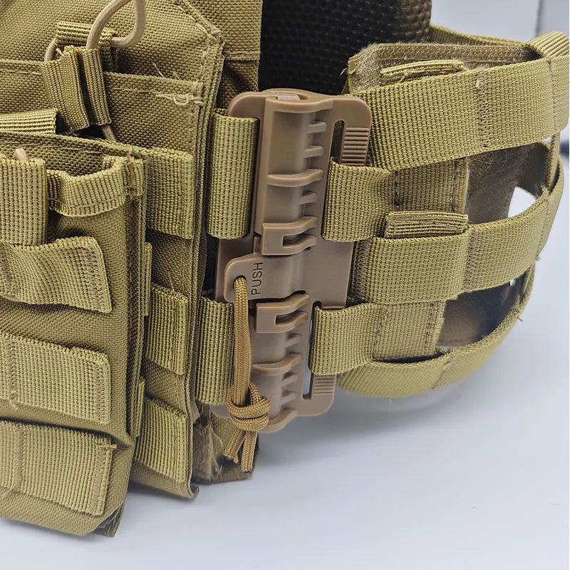 New Tactical Vest JPC Quick Release Buckle Triple Magazine Pouch Hunting Carrier Airsoft Accessory MOLLE Army CS Game Vest Gear