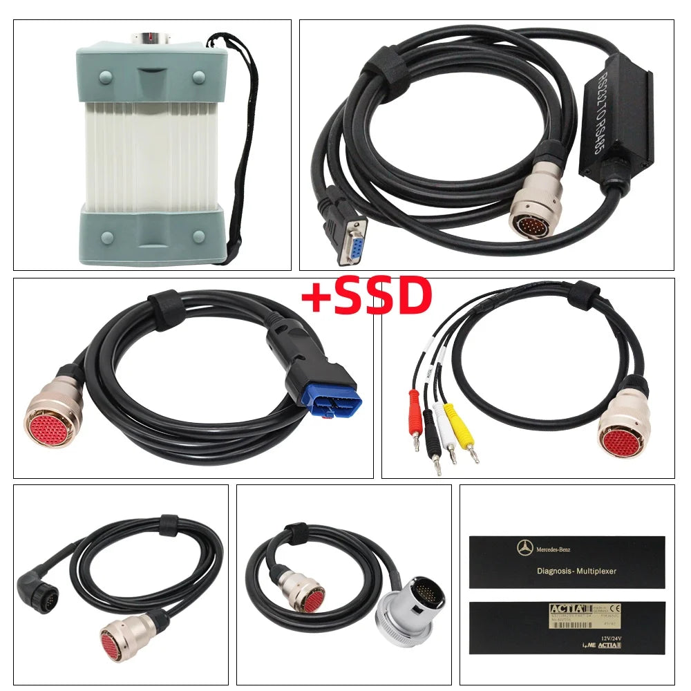 Professional MB Star C3 Full Chip MB C3 Full Set Support 12V&24V SD Connect Multiplexer Tester Diagnostic Tool For Car/Truck