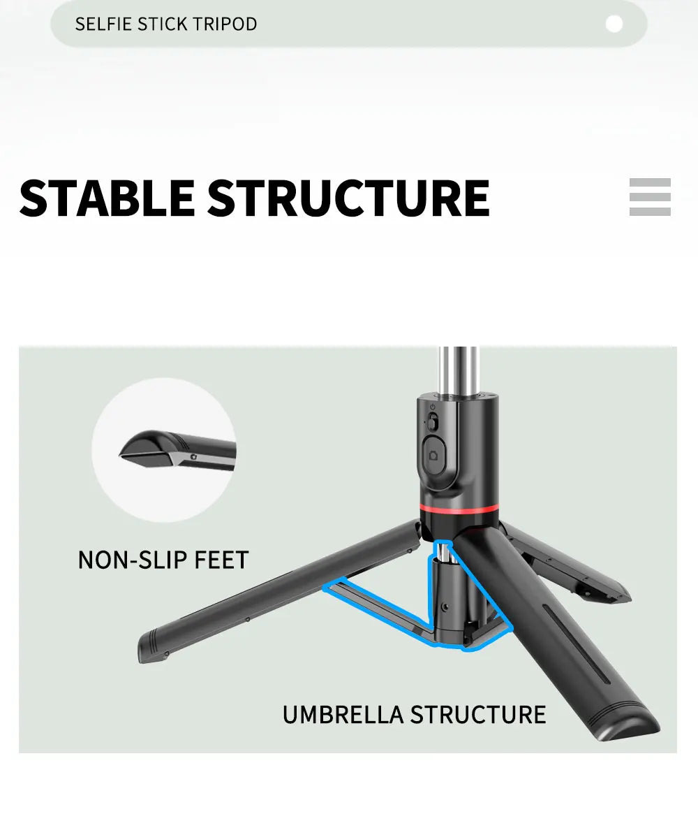 L13 Extended Version Wireless Bluetooth Selfie Stick Foldable Tripod with Remote Shutter for Android IOS 2022 Latest Hot