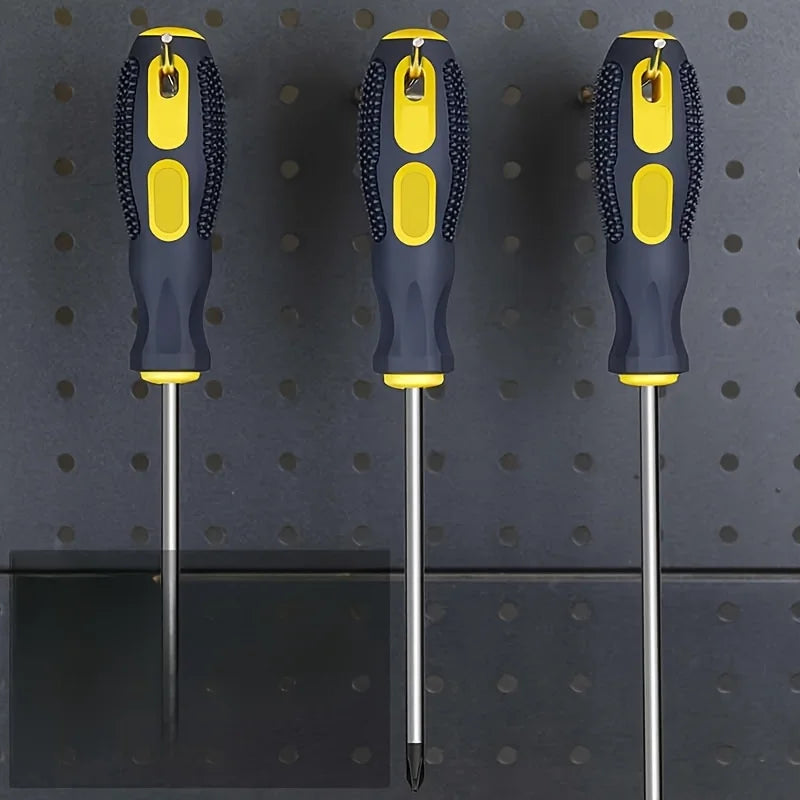 Magnetic Tip Screwdriver Set, Phillips and Flat, Professional Cushion Grip | Hand Tools Set