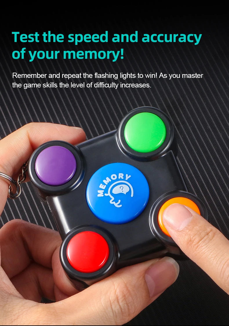 Creative puzzle mini memory game console toy - color box packaging