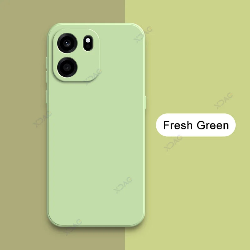 Luxury Dual Liner Phone Cases for OnePlus Turbo 6V Nord CE6 Shockproof Covers Turbo6V NordCE6 CE 6 Square Liquid Silicone Coque