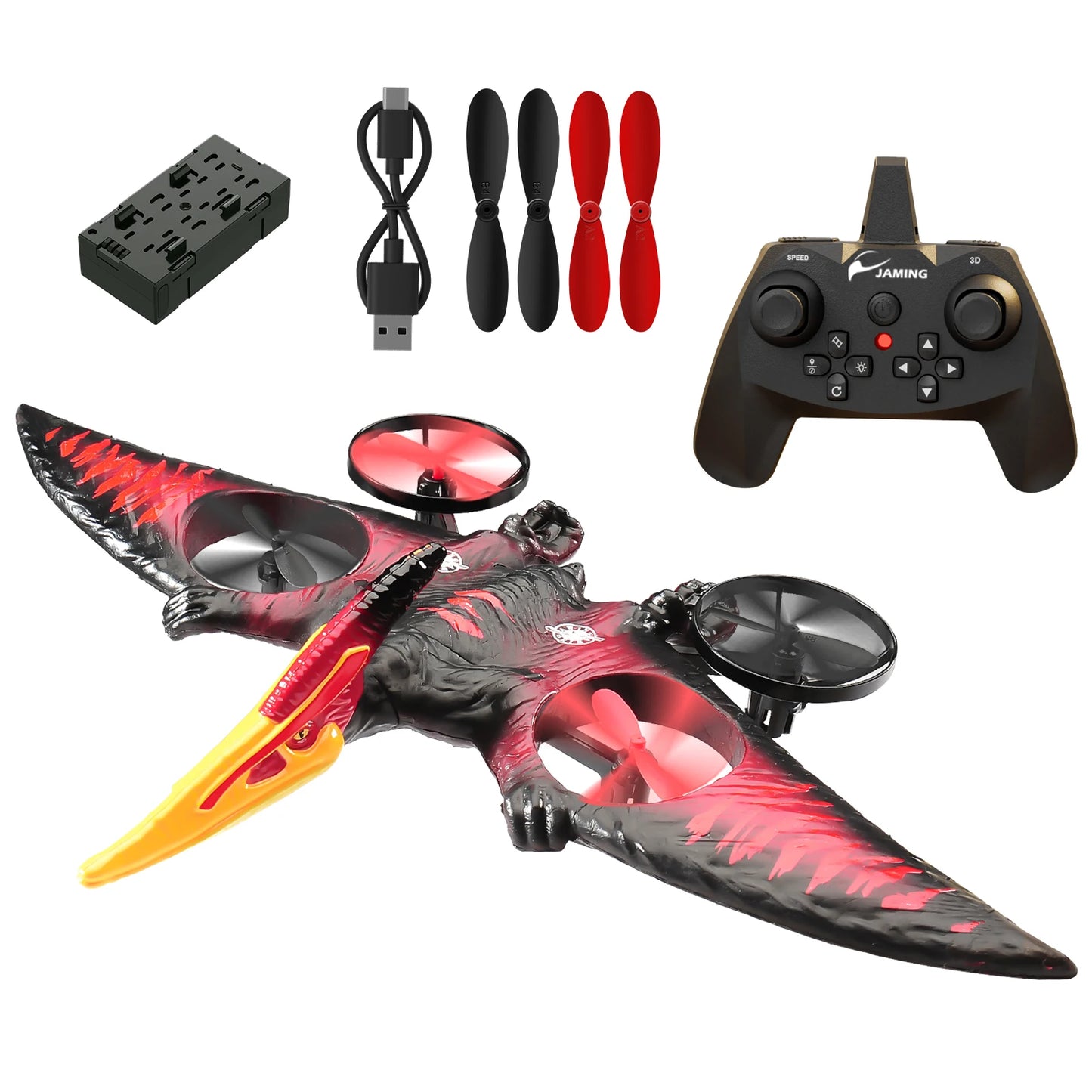 L0712 RC Plane 2.4G Remote Control Aircraft Gravity Sensing Helicopter Glider with Light EPP Foam Fighters for Boys Children