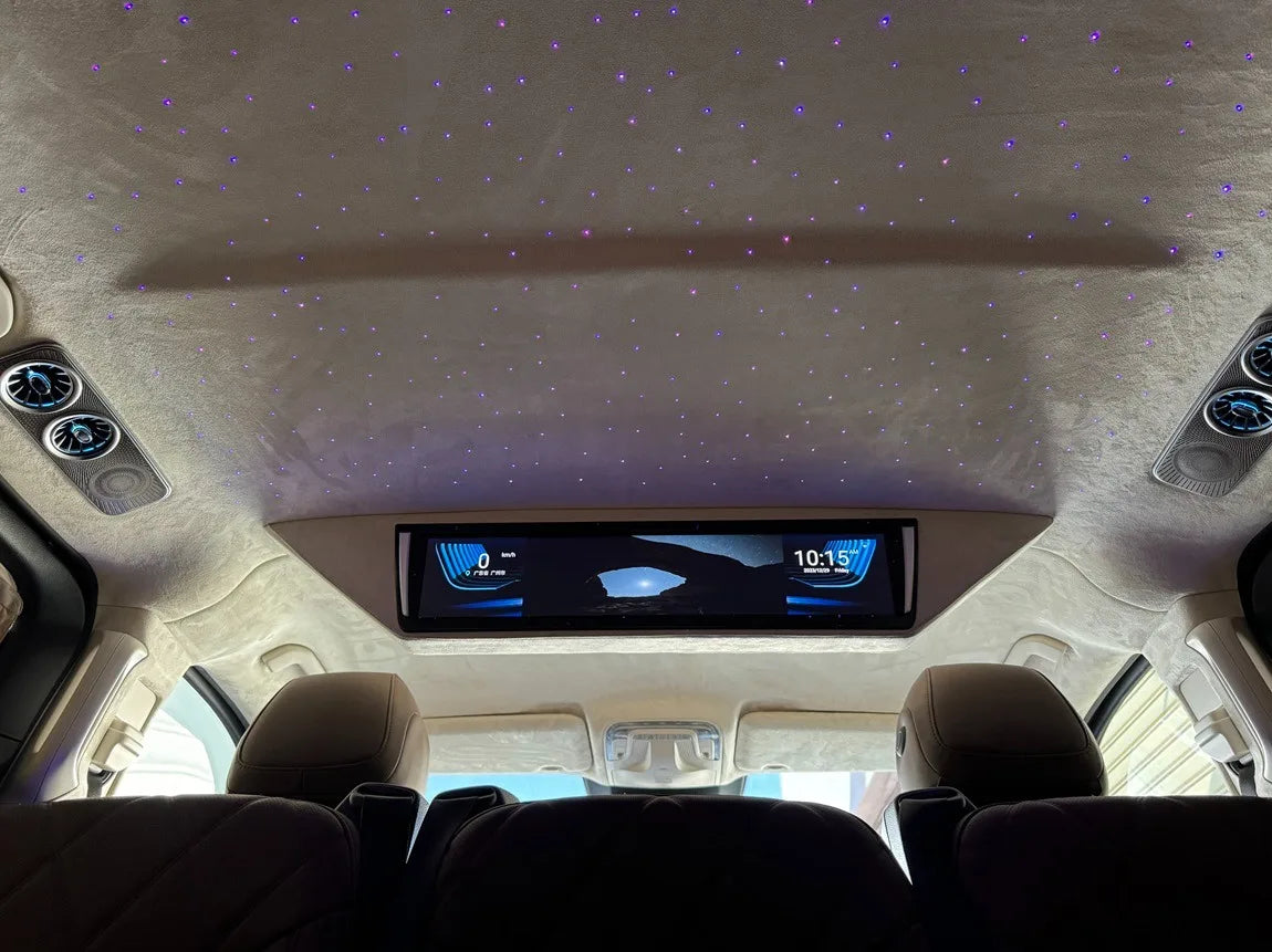 Interior Roof LED Air Conditioning Turbo Vent AC Outlet Trim  For Mercedes Benz V Class EQV Vito Viano Valente Metris W447 V250