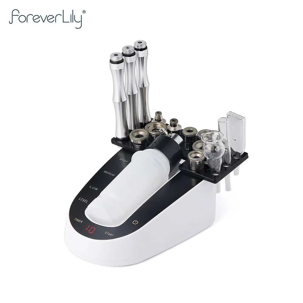 Home Use Facial Diamond Microdermabrasion Machine Face Peeling Beauty Machine Skin Exfoliation Pore Deep Cleaning SPA Skin Care