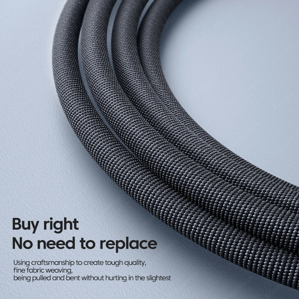 USB Type C Cable 120W 6A Super Fast Charge USB C Wire For Huawei Samsung Xiaomi Oneplus Quick Charge Type C Phone Charger Cable