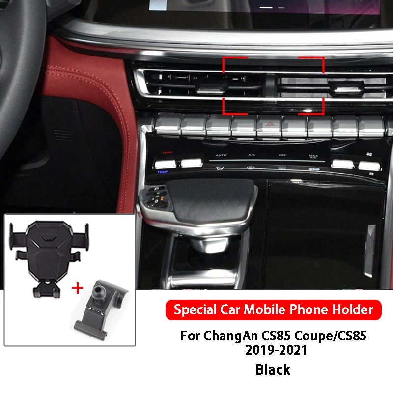 Car Cell Phone Holder For ChangAn CS35 Plus CS55 CS55 plus CS85 Coupe/CS 85 Car Styling Air Outlet Navigation Bracket GPS Stand