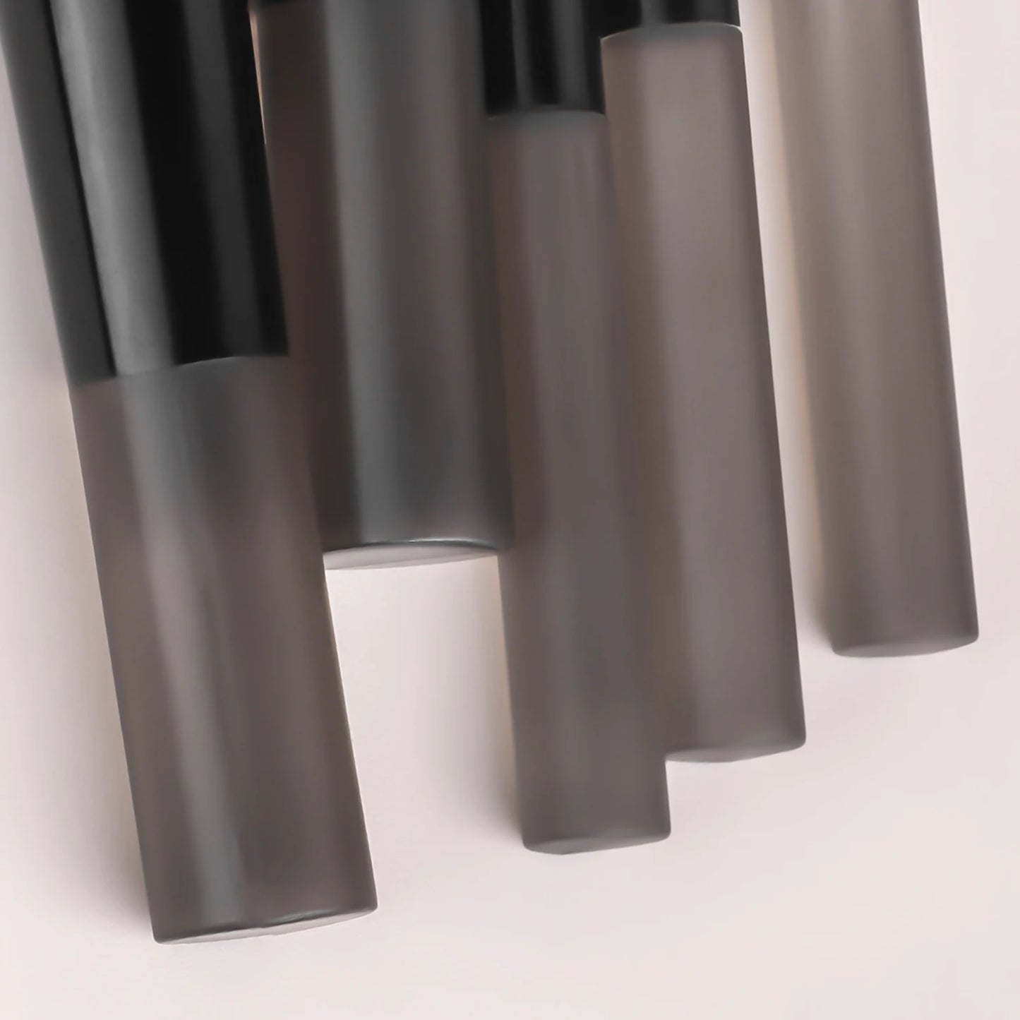 10 mini transparent handle brushes+crocodile patterned bag makeup brush Travel portable Makeup Tool Professional with bag