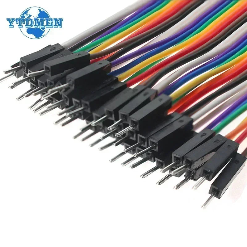 Dupont Line 10/15/20CM 40Pin Male To Male + Male To Female and Female To Female Jumper Wire Dupont Cable for Arduino DIY KIT