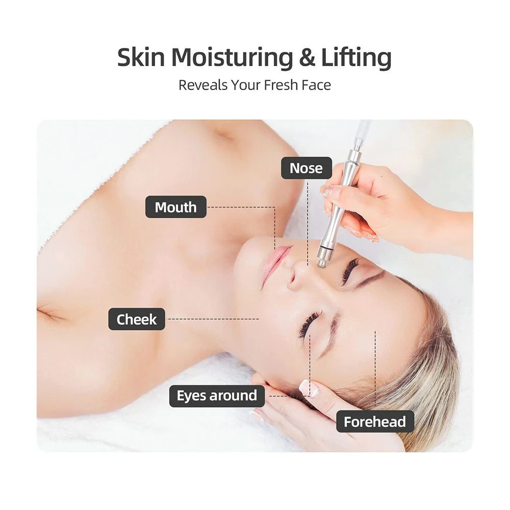 Home Use Facial Diamond Microdermabrasion Machine Face Peeling Beauty Machine Skin Exfoliation Pore Deep Cleaning SPA Skin Care