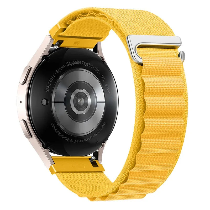 22mm 20mm Alpine Loop Bracelet for Samsung Galaxy Watch 7/6/5/4/Classic Band for Nylon Strap Huawei Watch GT4 GT2 3 GT5/Pro 46mm