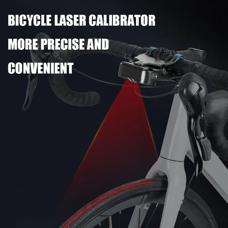 Bike Saddle Calibrator Bike Tool Bicycle handlebar Laser Aligner Seat Center Adjuster Measurement Tool Aligning Indicator Tool