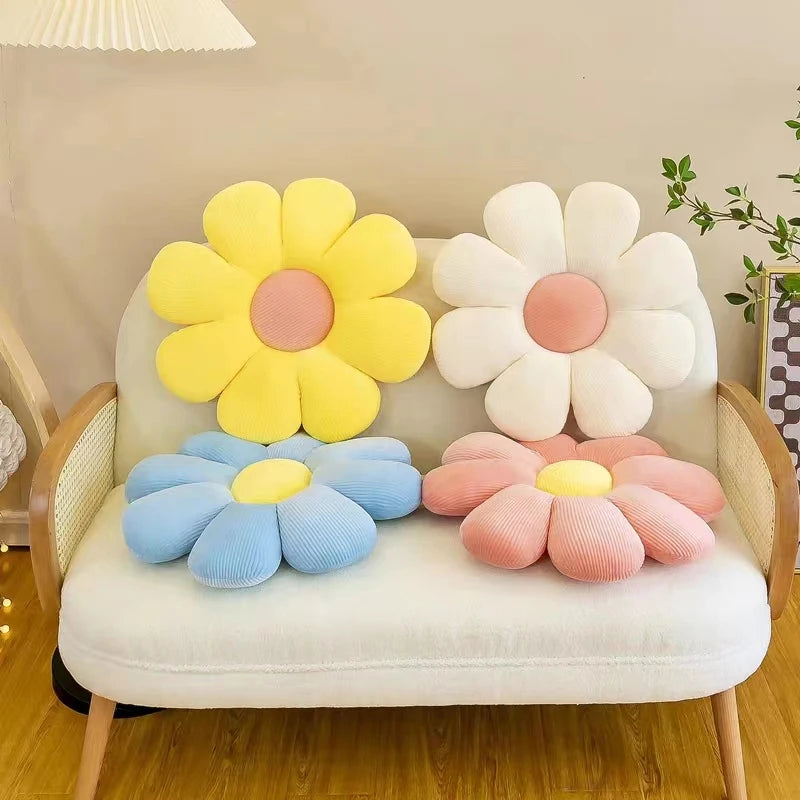 1pc  soft and comfortable floral pattern pillow cushion, suitable for bedroom, dormitory, and home decoration