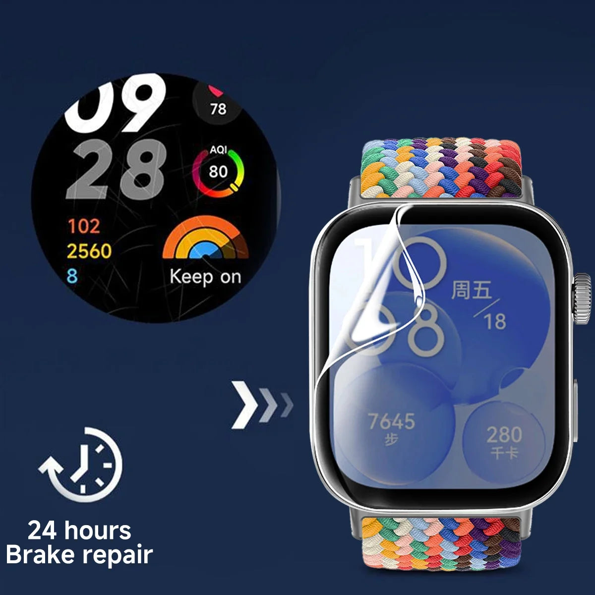 Hydrogel Film For Huawei Watch Fit 3 Smartwatch HD Soft Anti-Scratch Screen Protector Accessories For Huawei Watch Fit3 No Glass