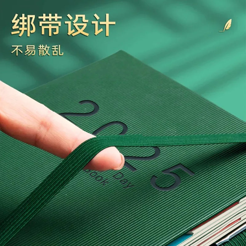 2025 Planner Schedule Agenda Efficiency Notebook Daily Weekly Monthly Diary Journal for Students School Office Stationery Supply