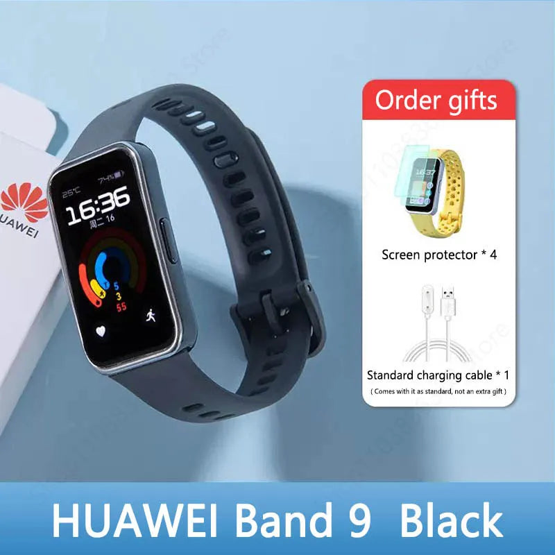2024 New Original HUAWEI Band 9 Smart bracelet 1.47'' AMOLED Screen Heart Rate 2 Weeks Battery Life Smartband