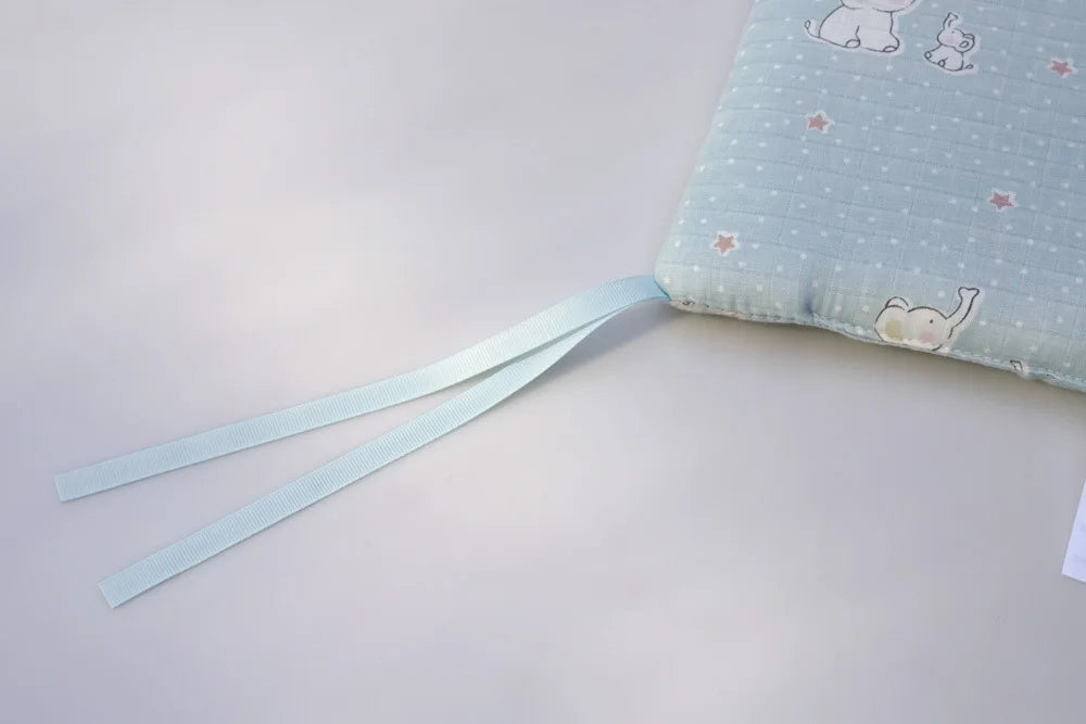 Baby Bed Bumper Newborn Bed Guardrail Anti-collision Removable Washable Baby Bed Safety Rails 6Pcs