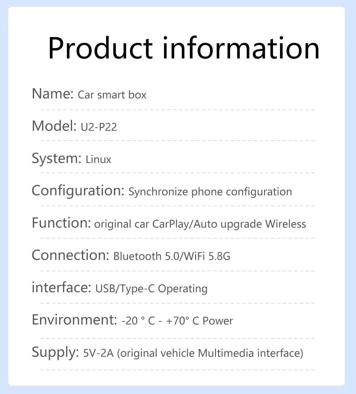 Mini CarPlay Box For Audi Mercedes Volvo Volkswagen Support Bluetooth Wireless Android Auto Connection Charging Siri IOS15