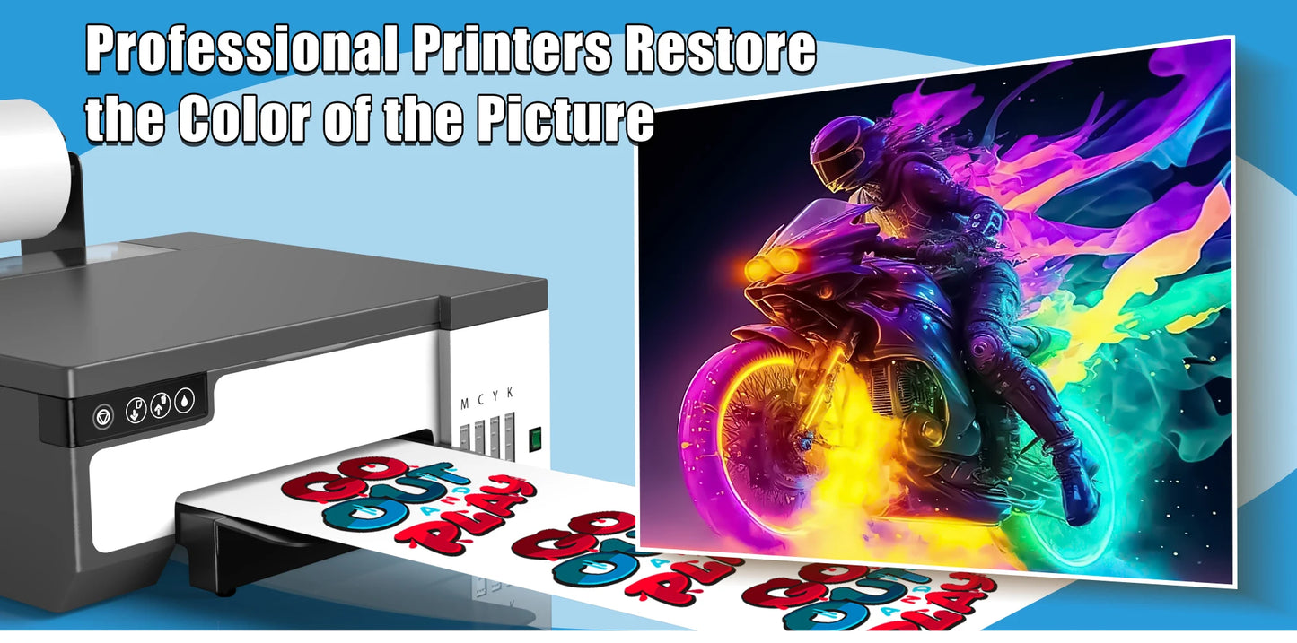 A4 XP600 DTF Printer T shirt Printing Machine L8058 DTF Printer with Roll Feeder For Jeans Clothes Direct to Film impressora dtf