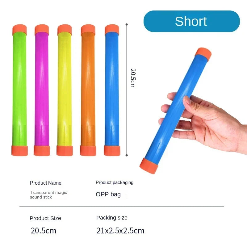 Halloween Children's Toys Magic Sound Wand Monster Sound Whistle Plastic Tube Fart Tube Prank Spoof Swizzle Stick Toy