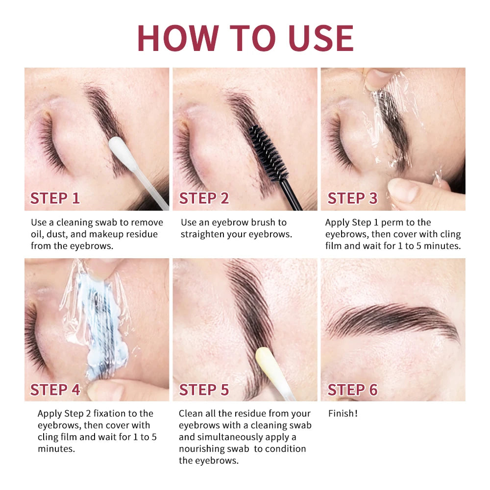 lakerain eyebrow perm kit eyebrow thick curling keratin eyebrow perm tool kit eye makeup tools