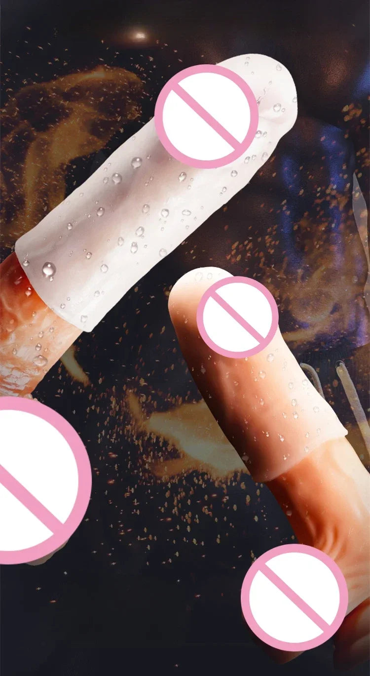 Silicone Mini Penis Sleeve Penis Exerciser Enlargement Sex Toys for Men Masturbation Pocket Pussy Adult Toys Sex Products