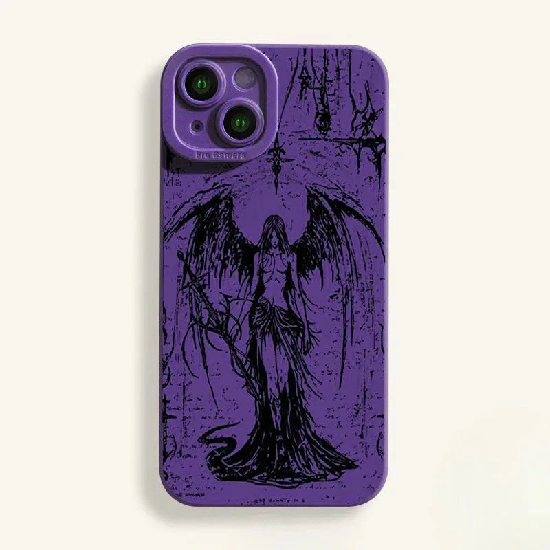 Gothic Style Case For Samsung Galaxy A16 A06 M35 M55 F15 M15 A55 A35 A25 A15 M34 M54 M14 A01 A056 A05s Cute Cool Soft Cover