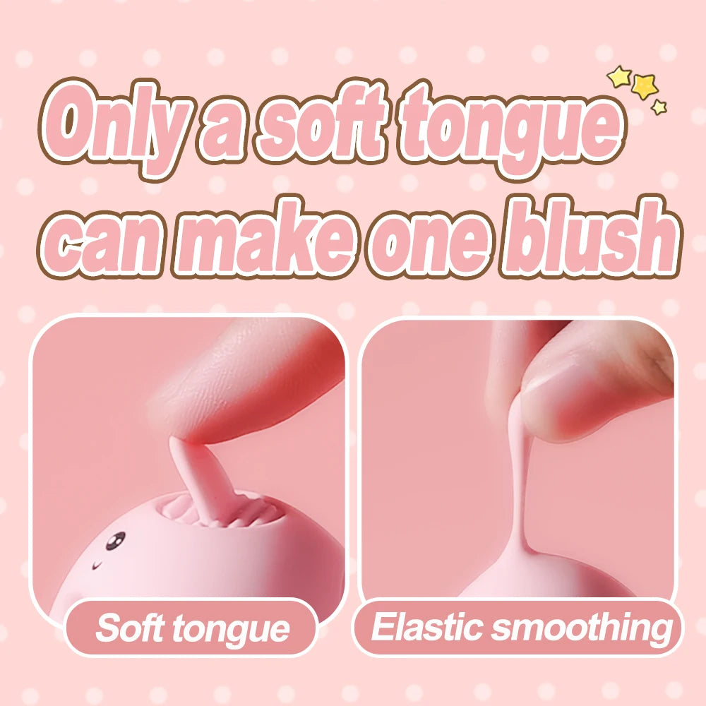 Cunnilingus Vibrators Tongue Licking Clitoris Stimulator Nipple Massager Sex Toys for Women Oral Orgasm Female Masturbator Sexo