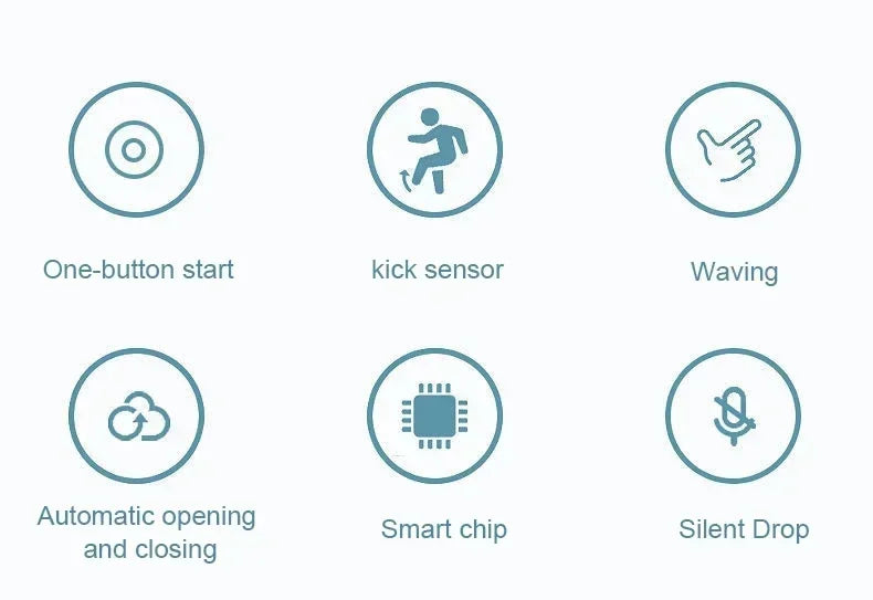 Hot Kitchen Trash Bin 13L Bathroom Touch Trash Can In The Toilet Smart Garbage Bucket Waste Bins Dustbin Smart Trash Can Kitchen