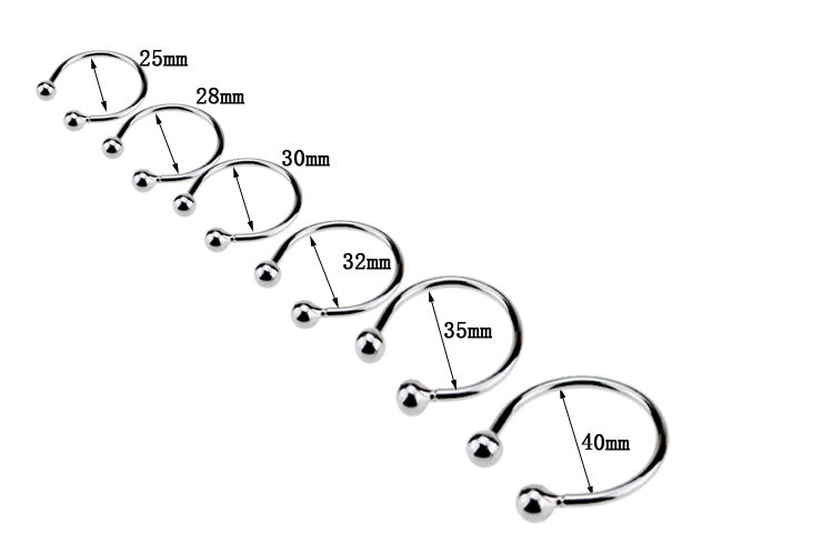 Penis Ring Stainless Rings Head Glan Stimulating Adult Products Male Sex Toys Metal Ring Sex Toys for Men Delay Ejaculation