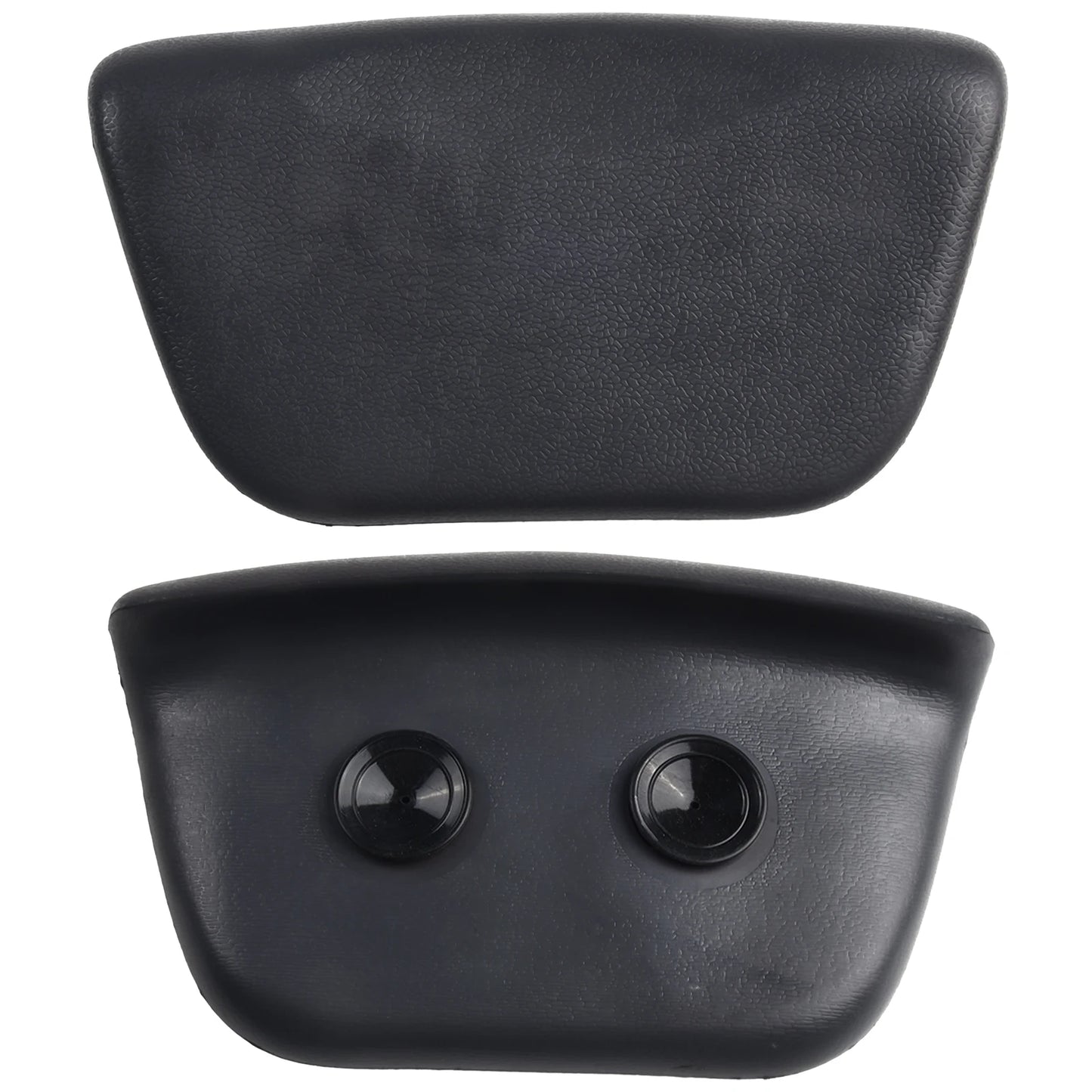 1pc PU Spa Bath Pillow Bathtub Headrest Waterproof Bath Cushion BLACK Bathtub Pillow For Neck Head Support 265*150*60mm