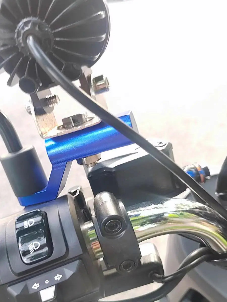 Aluminum Extender Bracket for Motorcycle Scooter ATV Rearview Mirror Mount Extension Bracket for Fixing Spotlight Phone Holder