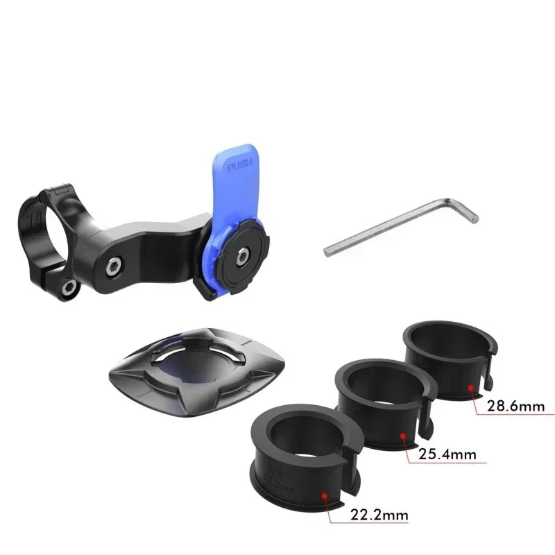 VIKEFON Bike Phone Holder Shock-resistant Motorcycle Bicycle Scooter Bike Handlebar Security Quick Lock Support Telephone Stand